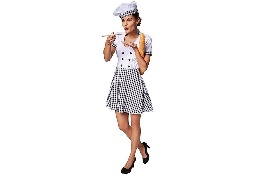 dressforfun Kostüm Frauenkostüm Küchenchefin, Schickes, kurzes Kleid günstig online kaufen