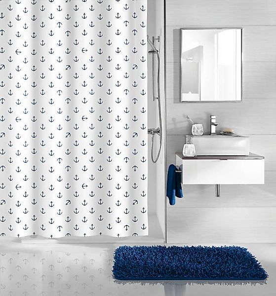 Kleine Wolke Duschvorhang "Anchor" Breite 180 cm günstig online kaufen
