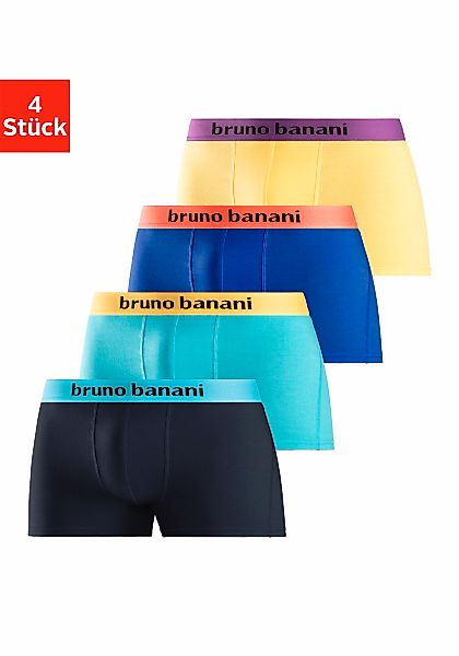 Bruno Banani Boxer "Boxershorts für Herren", (Packung, 4 St.), mit farbigen günstig online kaufen