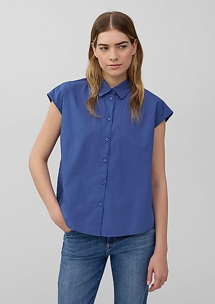 s.Oliver Blusentop Hemdbluse aus Popeline im günstig online kaufen