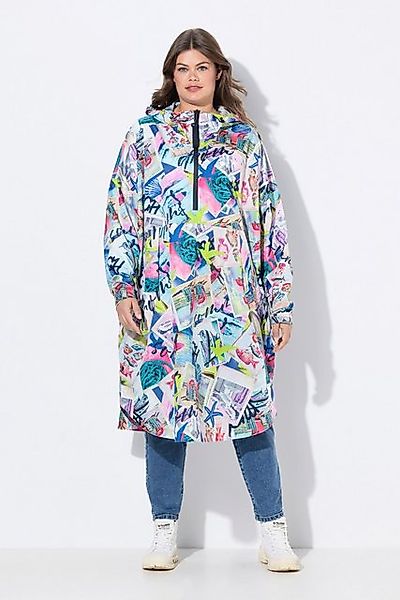 Laurasøn Funktionsjacke Funktions-Regencape Unisex Print Kapuze günstig online kaufen