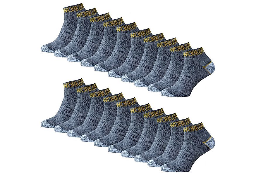 TEXEMP Arbeitssocken 10 bis 30 Paar Kurze Arbeitssocken Work Sneaker Socken günstig online kaufen