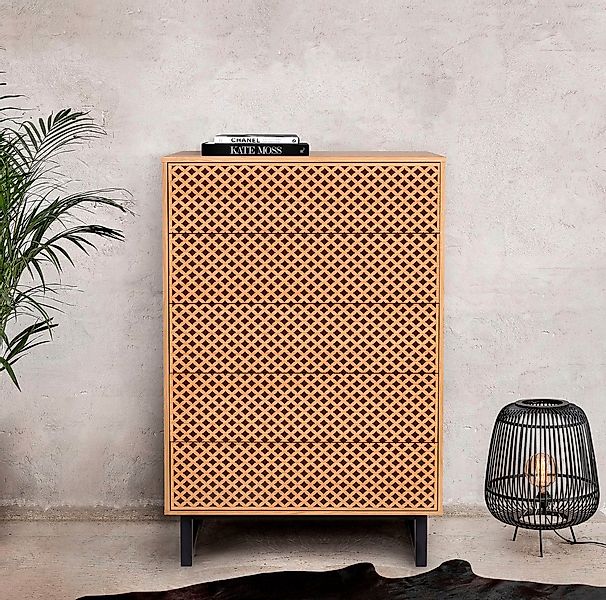 Woodman Kommode im skandinavischen Design, mit besonderem Print, FSC günstig online kaufen