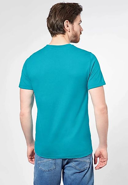 STREET ONE MEN T-Shirt, mit Print-Mix günstig online kaufen