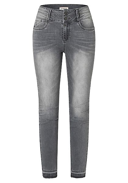 TIMEZONE Damen Jeans EnyaTZ Womenshape - Slim Fit - Blau - Grau günstig online kaufen