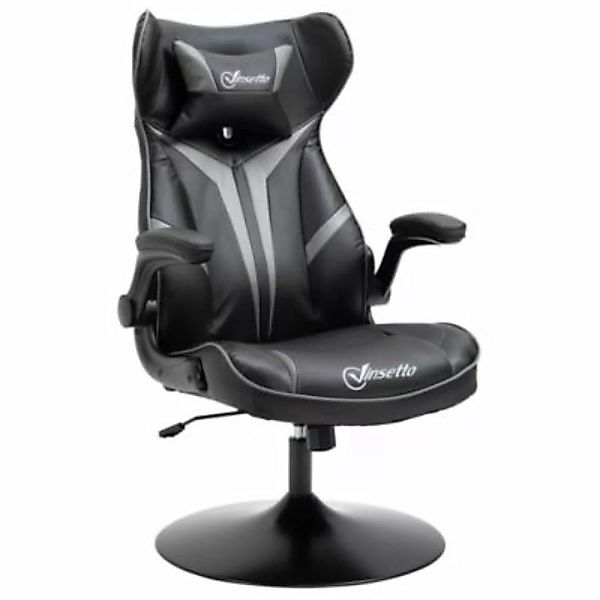 Vinsetto Gaming Stuhl ergonomisch schwarz/grau günstig online kaufen