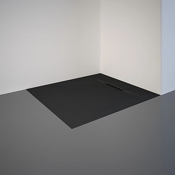 Schulte Duschwanne ExpressPlus Extraflach Rechteck 90 cm x 80 cm Anthrazit günstig online kaufen
