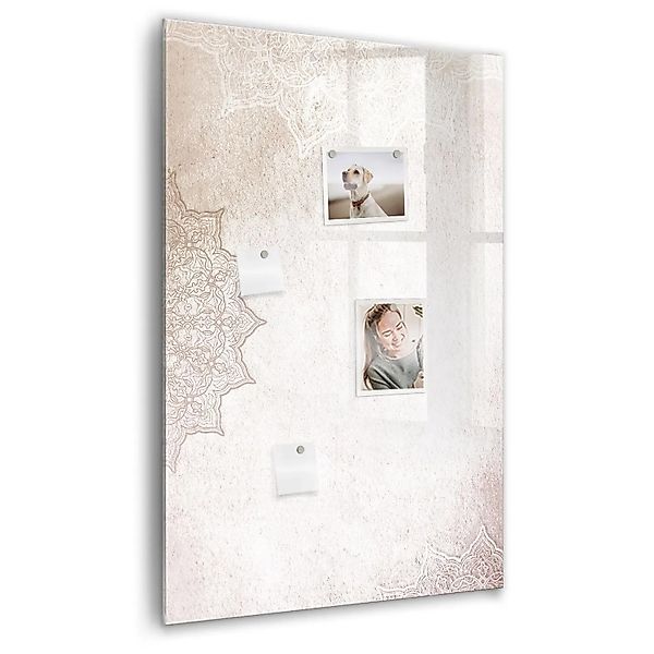 Tulup Glas Magnettafel Mandalas 60x90 cm Magnettafel Zum Beschriften Schwar günstig online kaufen