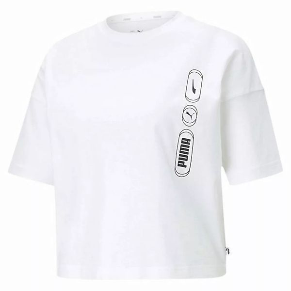 PUMA T-Shirt Damen T-Shirt - Rebel Fashion Tee, Crop-Top günstig online kaufen