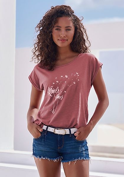 Vivance T-Shirt mit Frontdruck "Pusteblume" aus günstig online kaufen