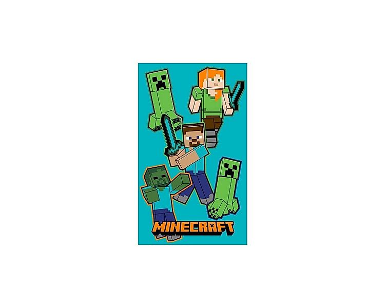 Minecraft Handtuch Minecraft Handtuch 30x50cm Crawler Motiv Kinder Gästehan günstig online kaufen