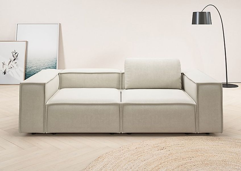 Home affaire 2-Sitzer »Watertown, modernes Sofa 246 cm breit, auch in Feinc günstig online kaufen