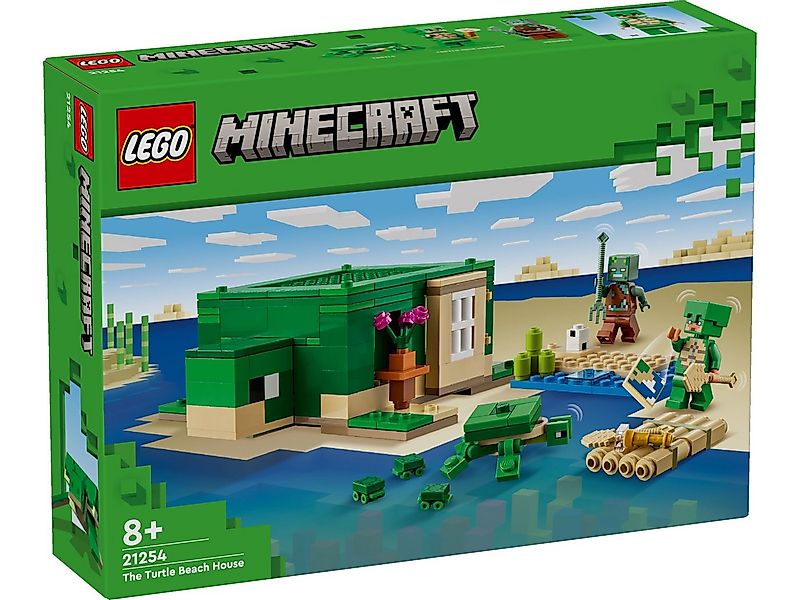 LEGO® LEGO® Minecraft™ 21254 Das Schildkrötenstrandhaus Konstruktionsspiels günstig online kaufen