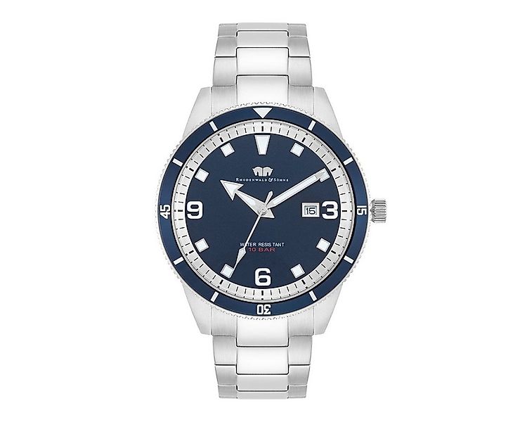 Rhodenwald & Söhne Quarzuhr Vintage II silber, mit Quarzwerk günstig online kaufen