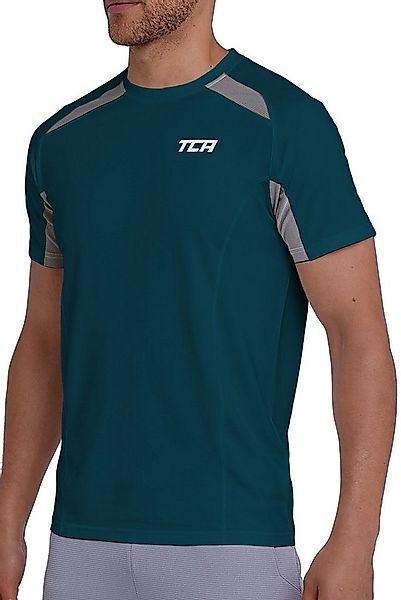 TCA Trainingsshirt TCA Herren Quickdry Sportshirt - Grün (1-tlg) günstig online kaufen