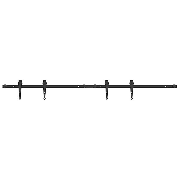 vidaXL Schiebetürbeschlag Set für Schranktüren 152 cm Karbonstahl 4009683 günstig online kaufen