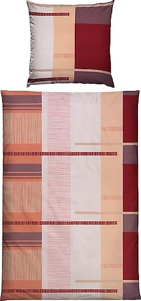 REDBEST Bettwäsche Bettwäsche, Mako-Satin, Satin Grafik günstig online kaufen