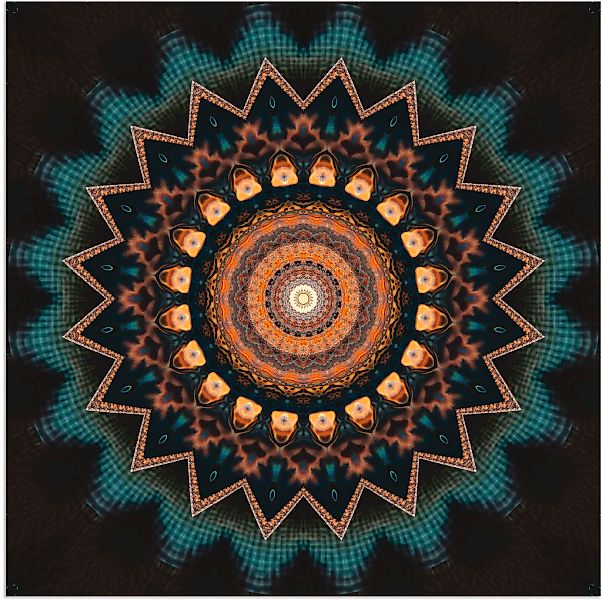 Artland Wandbild "Mandala kosmisches Bewusstsein", Muster, (1 St.), als Alu günstig online kaufen