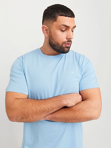 Jack & Jones PlusSize T-Shirt "JJEPAULOS TEE SS CREW NECK NOOS PLS" mit Log günstig online kaufen