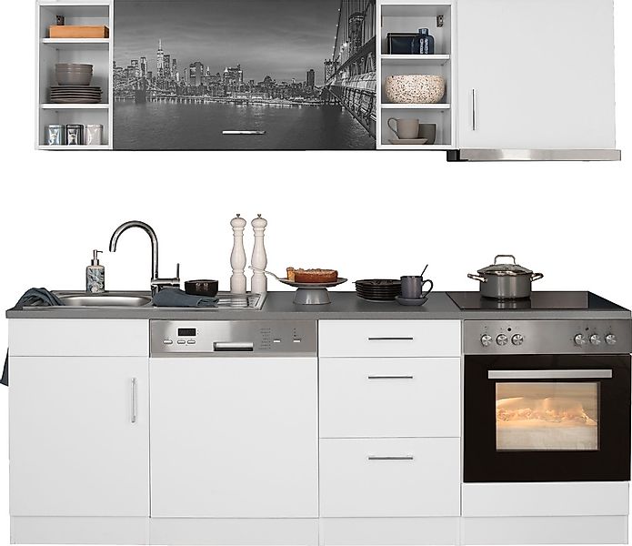 KOCHSTATION Küchenzeile "KS-Paris – Küchen mit einzigartigen Fotomotiven au günstig online kaufen