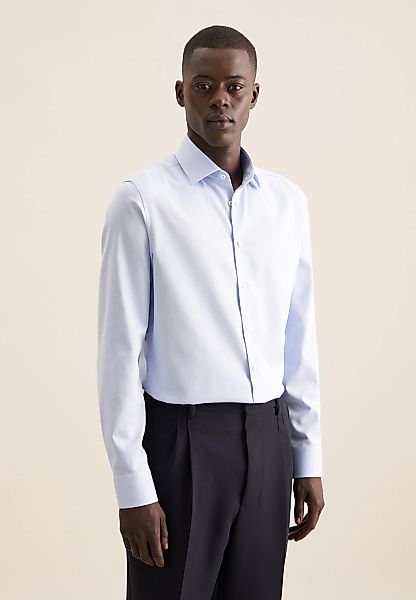 seidensticker Businesshemd "Slim" Slim 1/1 Kentkragen Struktur günstig online kaufen