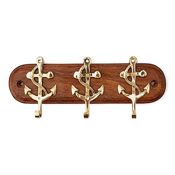 NKlaus Wandhaken Maritim Schlüsselhaken Anker 18x7cm günstig online kaufen