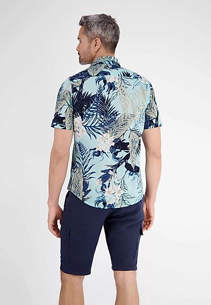 LERROS Kurzarmhemd "LERROS Halbarmhemd mit floralem Print" günstig online kaufen