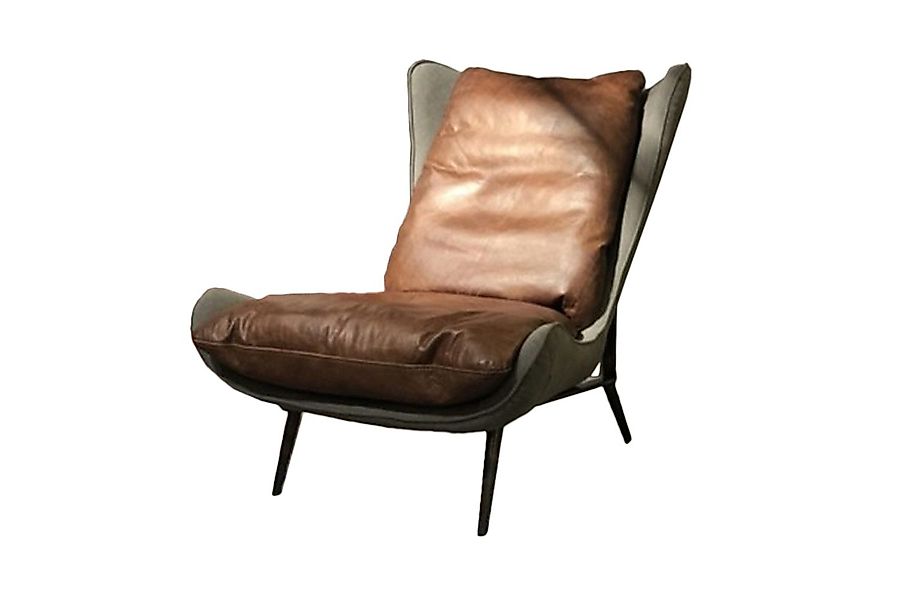 KAWOLA Relaxsessel ERIO, Vintage Leder braun günstig online kaufen
