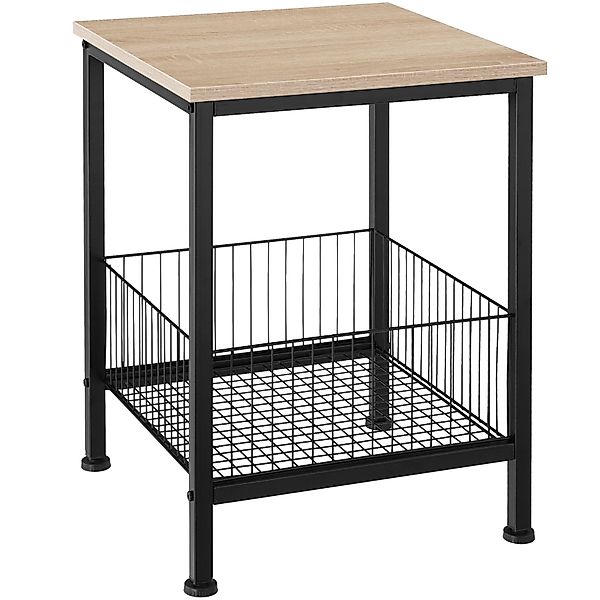 tectake Beistelltisch Couchtisch Grimsby 40x40x55,5cm (1-St., günstig online kaufen