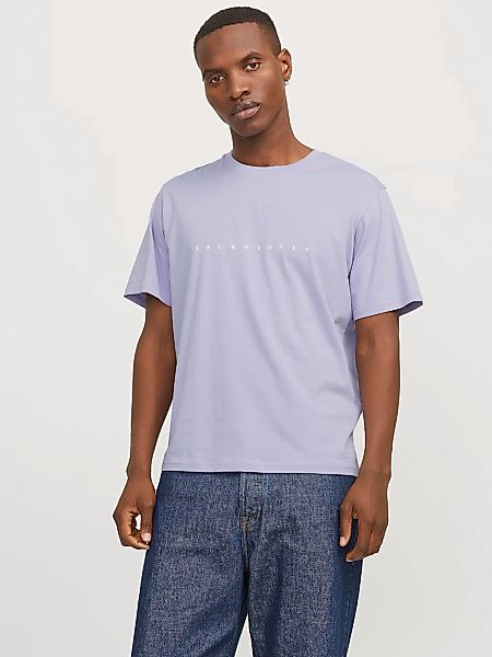 Jack & Jones Rundhalsshirt "JJESTAR mit Pigmentprint und Baumwollgefühl", m günstig online kaufen