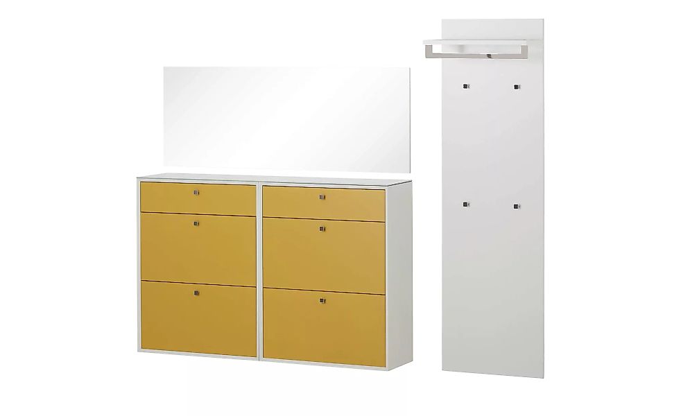 Garderoben-Set - gelb - 240 cm - 200 cm - 35 cm - Garderoben & Kleiderstang günstig online kaufen