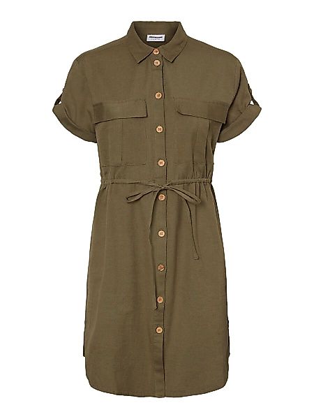 NOISY MAY Mini Blusenkleid Damen Grün günstig online kaufen