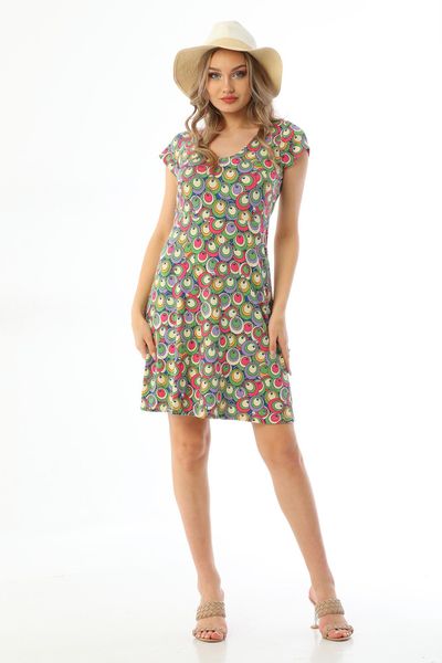 Bongual Sommerkleid Sommerkleid kurze Ärmel mit günstig online kaufen