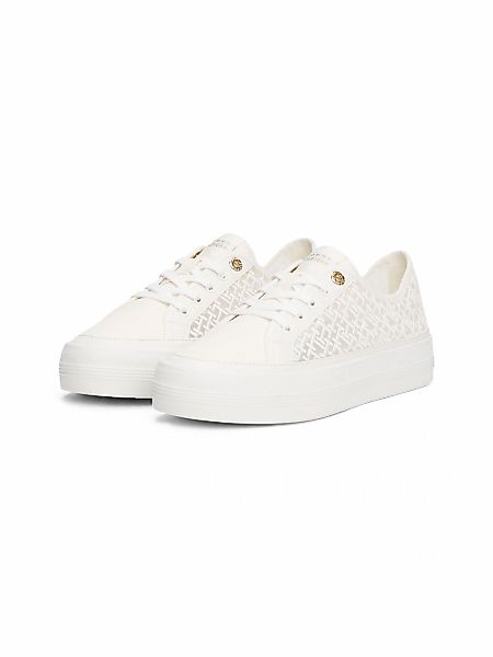 Tommy Hilfiger Plateausneaker "VULC EMBROIDERED SNEAKER",Freizeitschuh, Hal günstig online kaufen