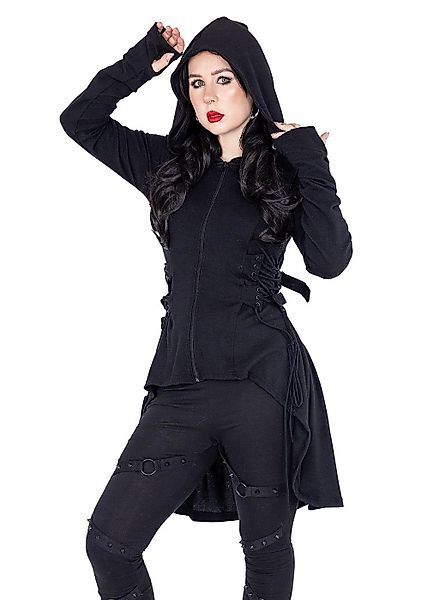Heartless Kapuzensweatshirt Claudia Hood Gothic Schnürung günstig online kaufen