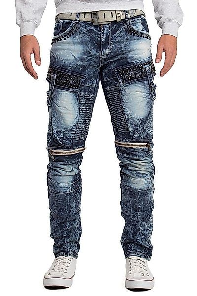 Cipo & Baxx Regular-fit-Jeans Cargo Hose günstig online kaufen