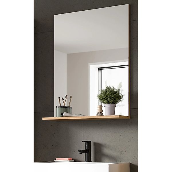 Inn.Furn Badezimmer Spiegel in Eiche 60 x 79 cm Shawn günstig online kaufen