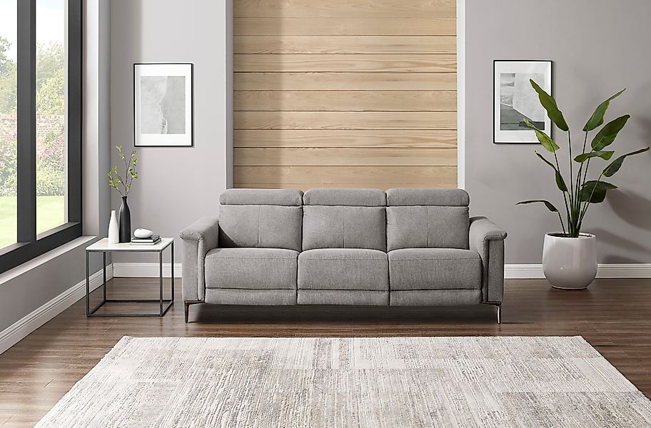 Home affaire 3-Sitzer "Lund, mit manueller und elektrischer Relaxfunktion" günstig online kaufen