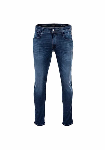 Replay Herren Jeans ANBASS - Slim Fit - Blau - Dark Blue Denim Hyperflex St günstig online kaufen