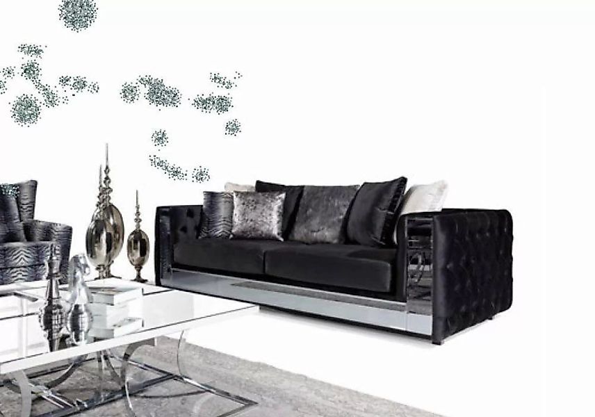 JVmoebel 3-Sitzer Chesterfield Sofa 3 Sitzer Wohnzimmer Modernes Design Sof günstig online kaufen