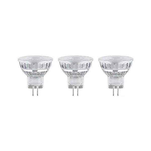 Paulmann LED-Leuchtmittel »3er-Pack Glasreflektor GU4 184lm 1,8W 2700K 12V« günstig online kaufen