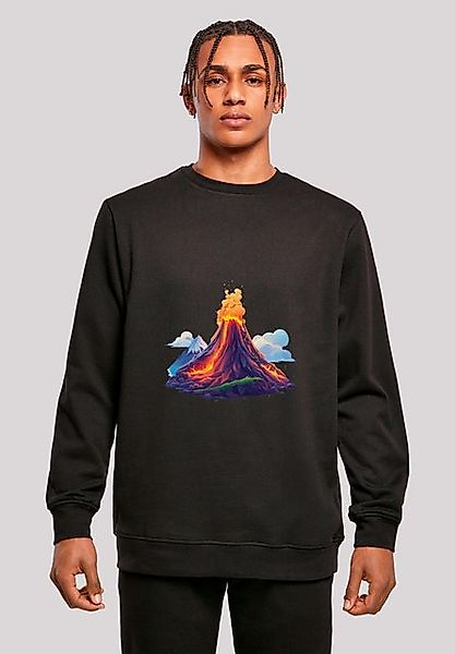 F4NT4STIC Sweatshirt Vulkanausbruch Premium Qualität günstig online kaufen