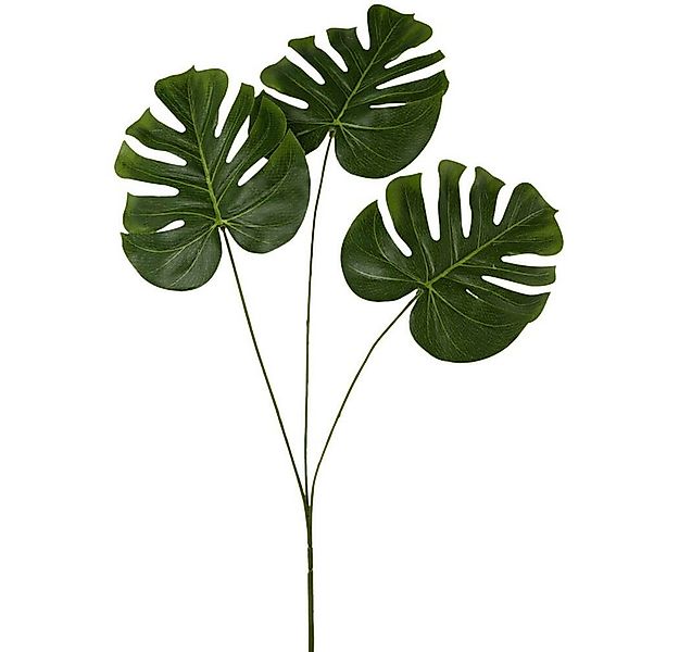 Kunstblume Monstera Splitphiloblatt Blatt Dekoblatt 1 Stk 71 cm grün Monste günstig online kaufen