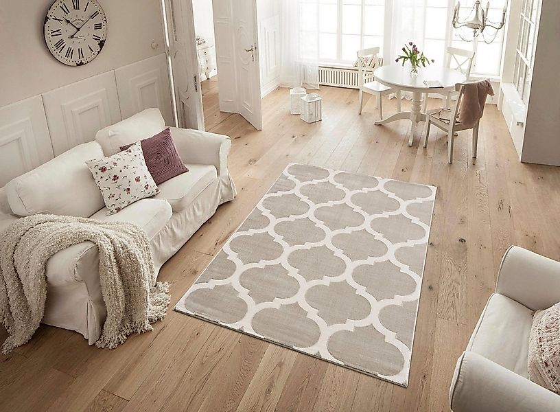 Home affaire Teppich Fenris, rechteckig, Höhe: 12 mm, Konturenschnitt, 3D-D günstig online kaufen