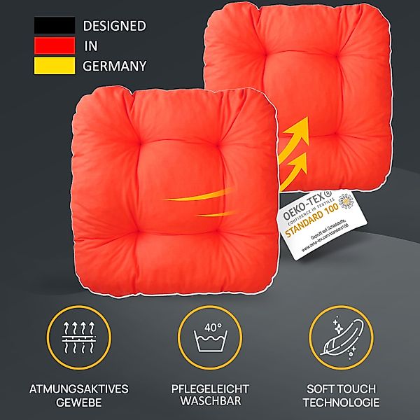 LILENO HOME Stuhlkissen Sitzkissen für Gartenstuhl, günstig online kaufen