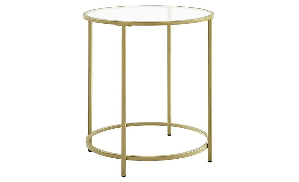 Beistelltisch   ¦ gold ¦ Maße (cm): B: 50 H: 55  Ø: 50 Tische > Beistelltis günstig online kaufen