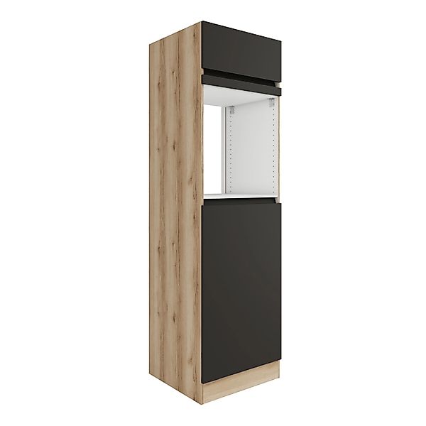 Optifit Küchen-Geräteumbauschrank 60cm Noah420 Anthr. WildEiche NB günstig online kaufen