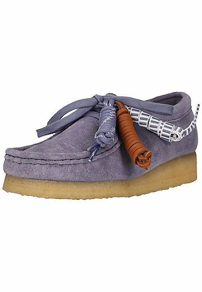 Clarks Schnürschuh "Wallabee" mit Anhängern, Quasten und Perlen günstig online kaufen