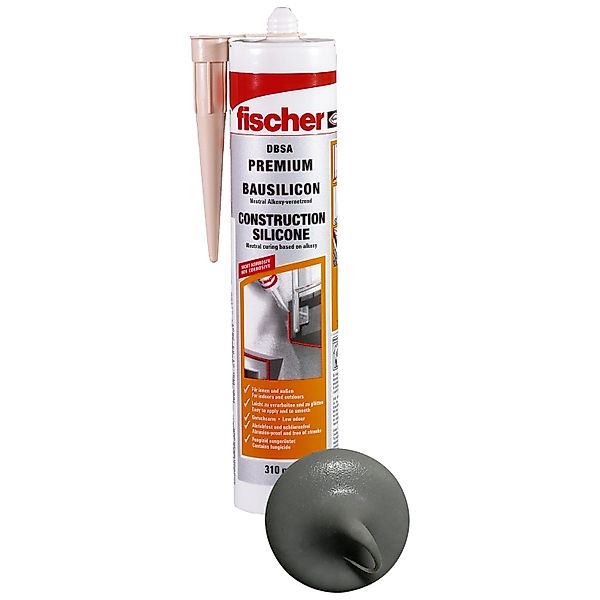 Fischer Bausilicon DBSA Betongrau 310 ml günstig online kaufen