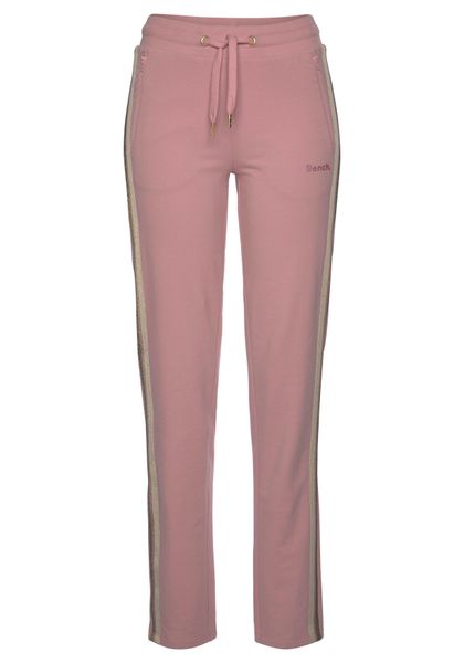 Bench. Loungewear Relaxhose mit Glitzer Seitenstreifen, Loungeanzug günstig online kaufen